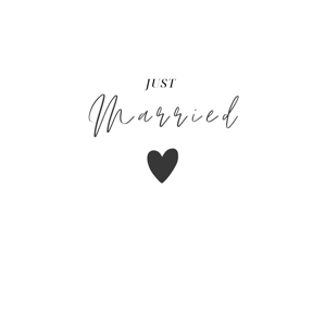 OLIVIE Blahopřání Just Married 7823