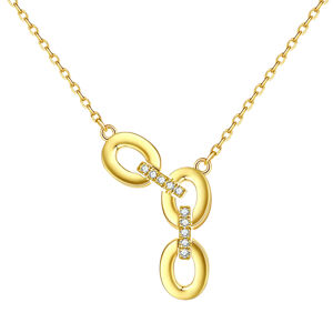 OLIVIE Stříbrný náhrdelník ŘETĚZ GOLD 7991 Ag 925; ≤3,4 g.
