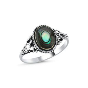 OLIVIE Stříbrný prsten ABALONE 8204 Velikost prstenů: 6 (EU: 51-53) Ag 925; ≤2 g.