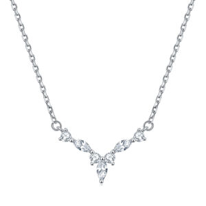 OLIVIE Stříbrný svatební náhrdelník 8242 Ag 925; ≤2,1 g.