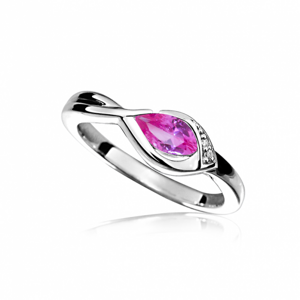 SOFIA stříbrný prsten se zirkony AEAR3677Z,PZ/R