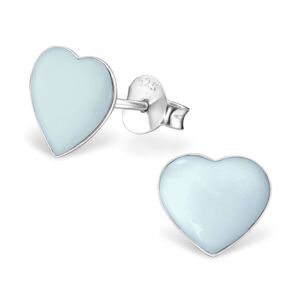 OLIVIE Stříbrné náušnice s perletí BLUE 1014 Ag 925; ≤0,60 g.