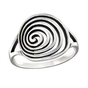 OLIVIE Stříbrný spirálový prsten 1020 Velikost prstenů: 5 (EU: 49-50) Ag 925; ≤2,55 g.