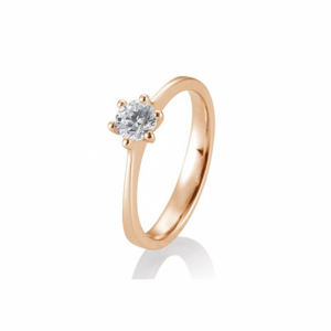 SOFIA DIAMONDS prsten z růžového zlata s diamantem 0,50 ct BE41/84833-R