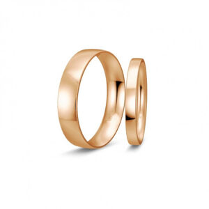 BREUNING zlaté snubní prsteny BR48/50113RG+BR48/04719RG