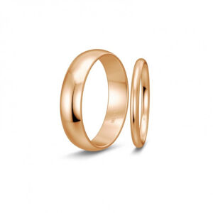 BREUNING zlaté snubní prsteny BR48/50115RG+BR48/04720RG