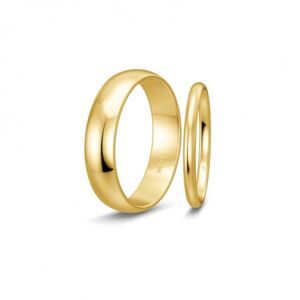 BREUNING zlaté snubní prsteny BR48/50115YG+BR48/04720YG