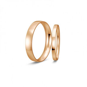 BREUNING zlaté snubní prsteny BR48/50103RG+BR48/04714RG