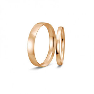 BREUNING zlaté snubní prsteny BR48/50109RG+BR48/04717RG