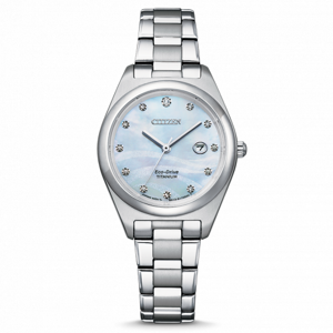 CITIZEN dámské hodinky Eco-Drive Super Titanium CIEW2600-83D