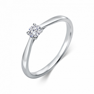 SOFIA DIAMONDS zlatý zásnubní prsten s diamantem 0,20 ct DIA1A289W8