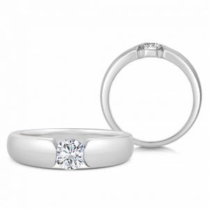 SOFIA DIAMONDS zlatý zásnubní prsten s diamantem 0,50 ct BDRB00137WG