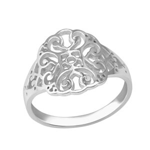OLIVIE Stříbrný vzorovaný prsten 1802 Velikost prstenů: 6 (EU: 51-53) Ag 925; ≤2,40 g.