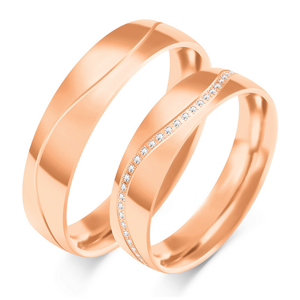 SOFIA zlatý dámský snubní prsten ZSC-130WRG