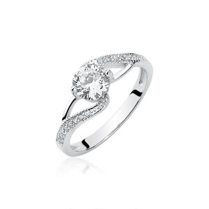 OLIVIE Stříbrný prsten se zirkony 1950 Velikost prstenů: 10 (EU: 62-64) Ag 925; ≤2,4 g.