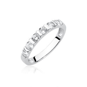 OLIVIE Stříbrný prsten se zirkony 1949 Velikost prstenů: 8 (EU: 57-58) Ag 925; ≤2,5 g.