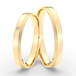 SOFIA zlatý dámský snubní prsten ML65-42/C-3WYG