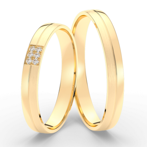 SOFIA zlatý pánský snubní prsten ML65-42/B2-3MYG