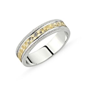 OLIVIE Stříbrný snubní prsten 2131 Velikost prstenů: 6 (EU: 51-53) Ag 925; ≤3,45 g.