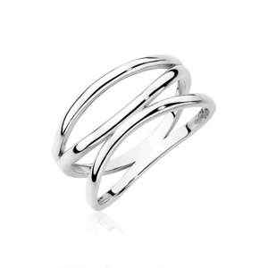 OLIVIE Stříbrný prsten se třemi liniemi 2194 Velikost prstenů: 6 (EU: 51-53) Ag 925; ≤3,3 g.