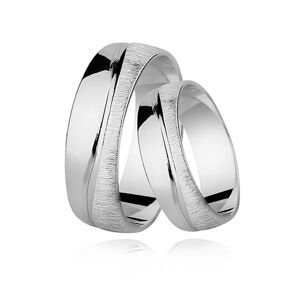 OLIVIE Snubní prsten SATIN 2200 Velikost prstenů: 6 (EU: 51-53) Ag 925; ≤3,3 g.