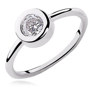 OLIVIE Stříbrný rhodiovaný prsten 2201 Velikost prstenů: 5 (EU: 49-50) Ag 925; ≤2,3 g.
