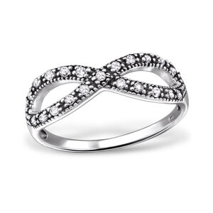 OLIVIE - stříbrný prsten 0229 Velikost prstenů: 8 (EU: 57-58) Ag 925, 1,75 g.