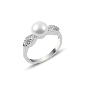 OLIVIE Stříbrný prsten PERLA 2370 Velikost prstenů: 8 (EU: 57-58) Ag 925; ≤2,9 g.