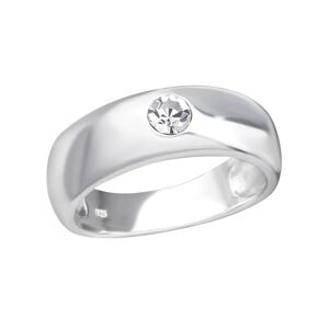 OLIVIE Stříbrný prsten s krystalem 2485 Velikost prstenů: 7 (EU: 54-56) Ag 925; ≤3,8 g.