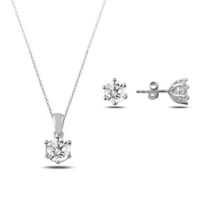 OLIVIE Sada stříbrných šperků ZIRKON 2874 Ag 925; ≤4,2 g.