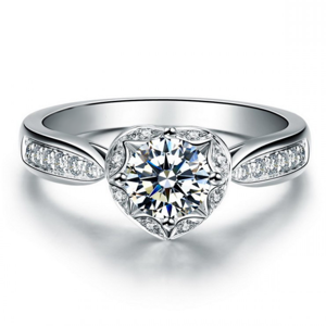 OLIVIE Stříbrný prsten SRDCE 2963 Velikost prstenů: 7 (EU: 54-56) Ag 925; ≤2,5 g.